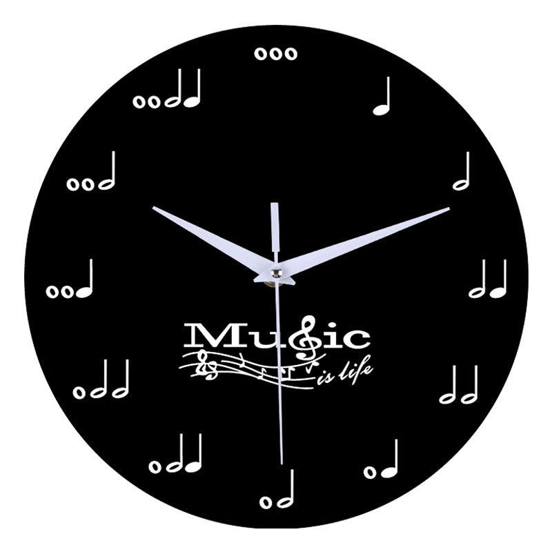 SymphonyStyle - Musiknoten Wanduhr