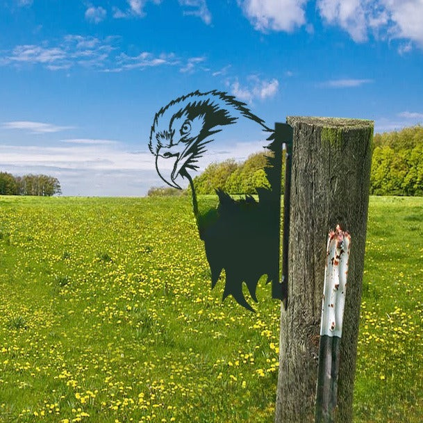 WildPost - Metall-Dyresilhuet-Zaunaufsätze