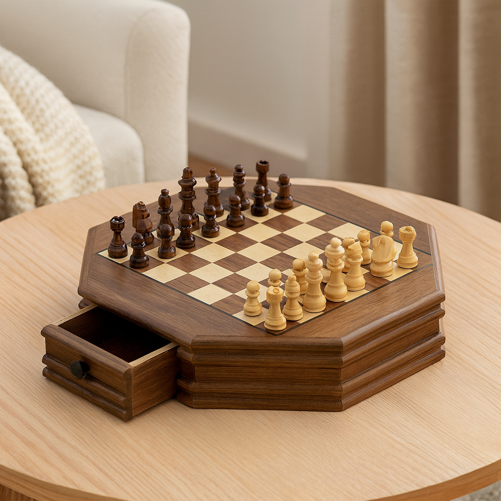 OctaVault | Elegantes Schachbrett zur Aufbewahrung