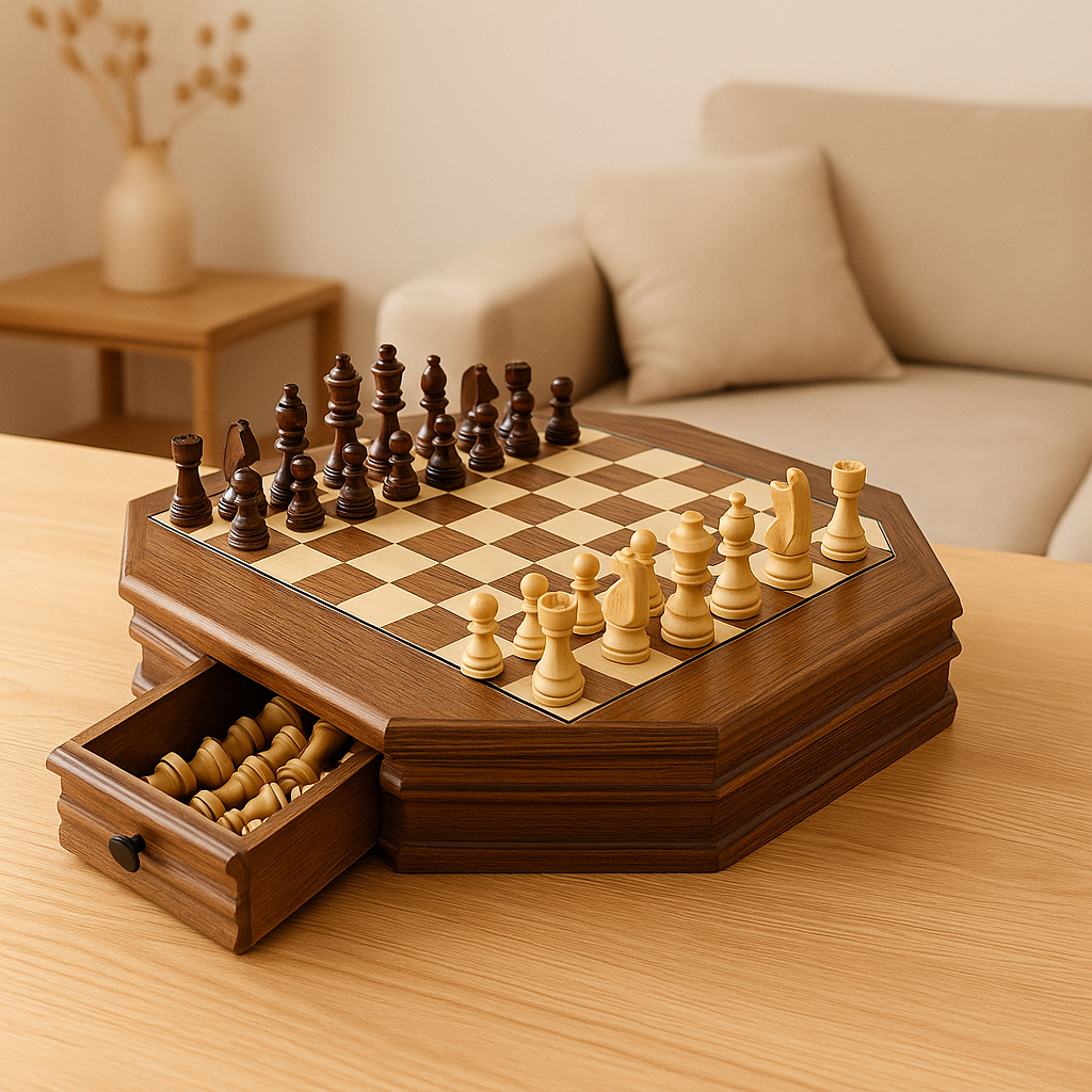 OctaVault | Elegantes Schachbrett zur Aufbewahrung