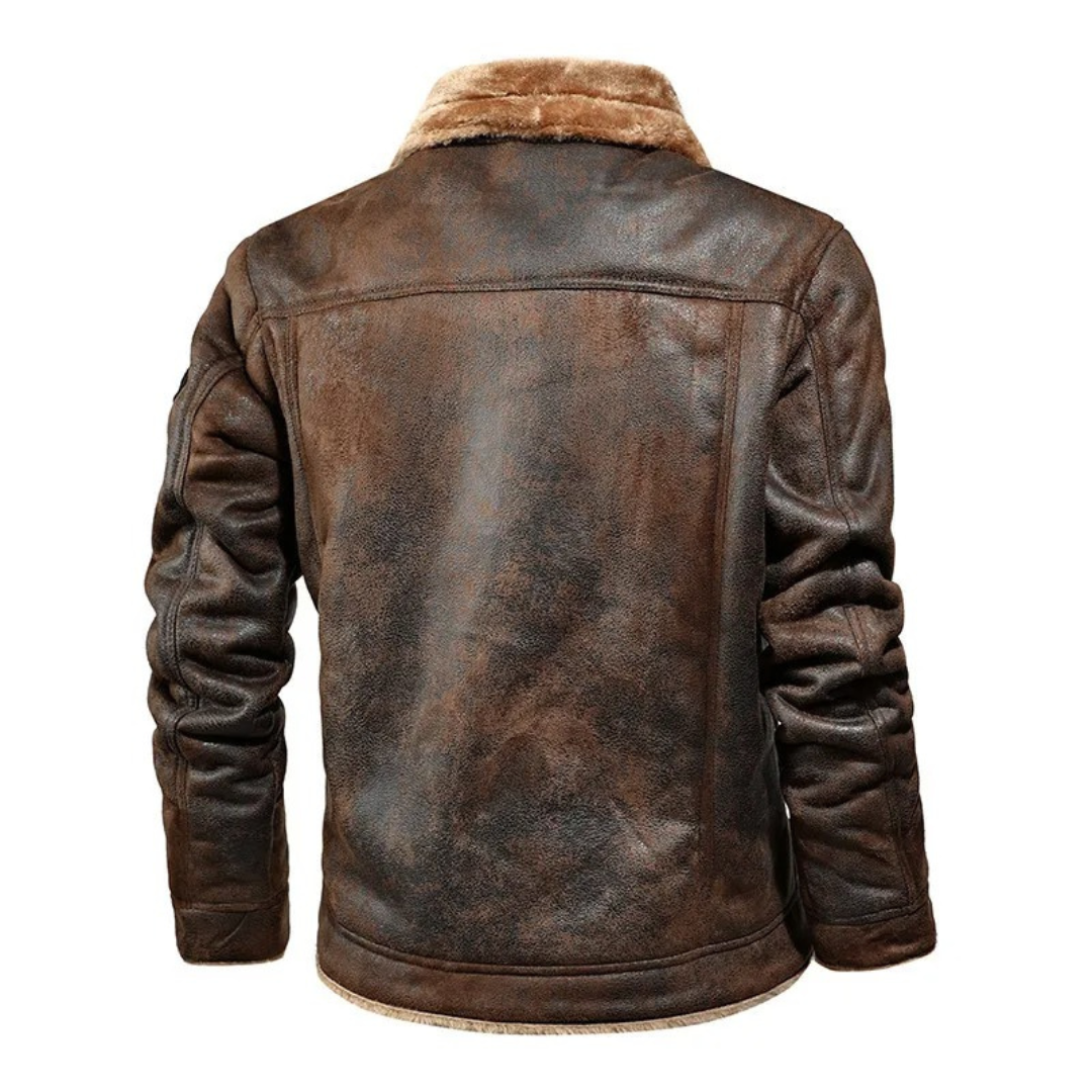 Logan Premium Lederjacke - stilvolle Wärme für jede Jahreszeit