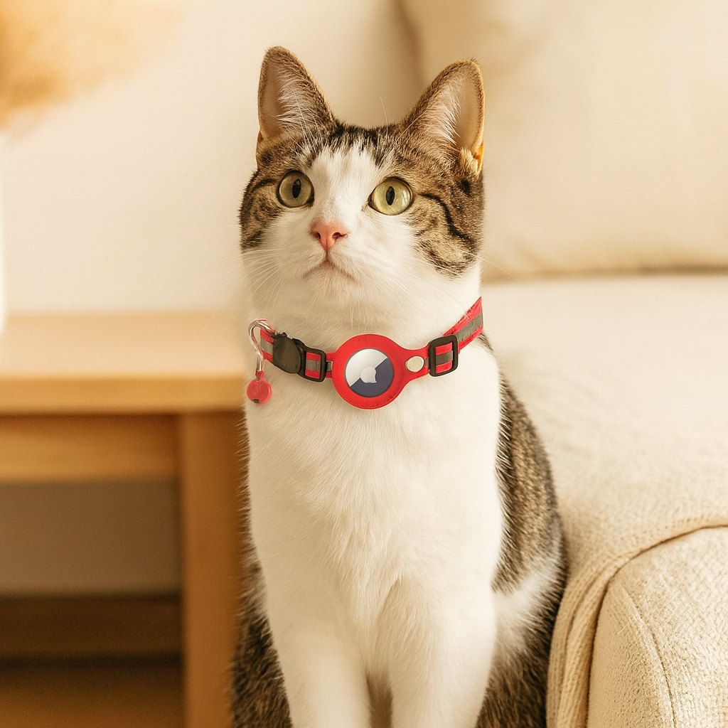 PetWay | Smartes GPS-Katzenhalsband mit Sicherheitsverschluss