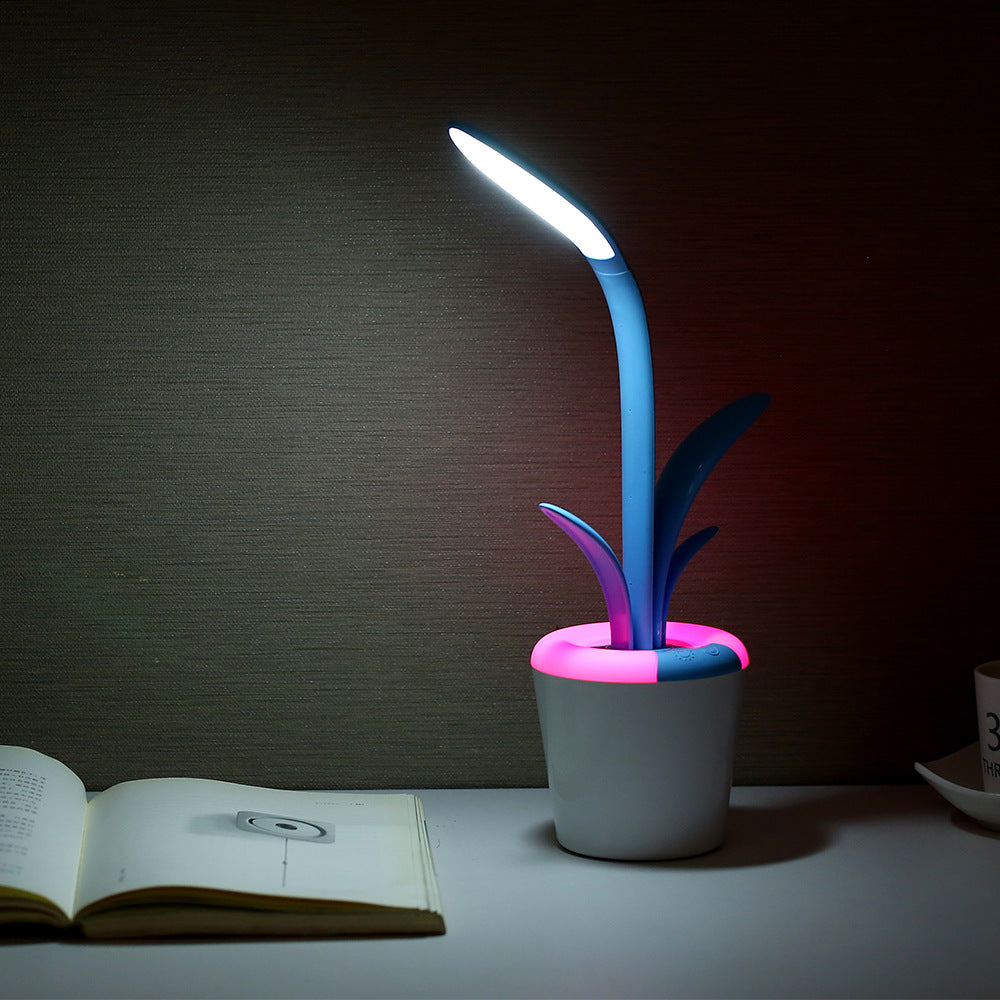 GlowLeaf - Weiche diffuse pflanzenförmige LED-Tischlampe