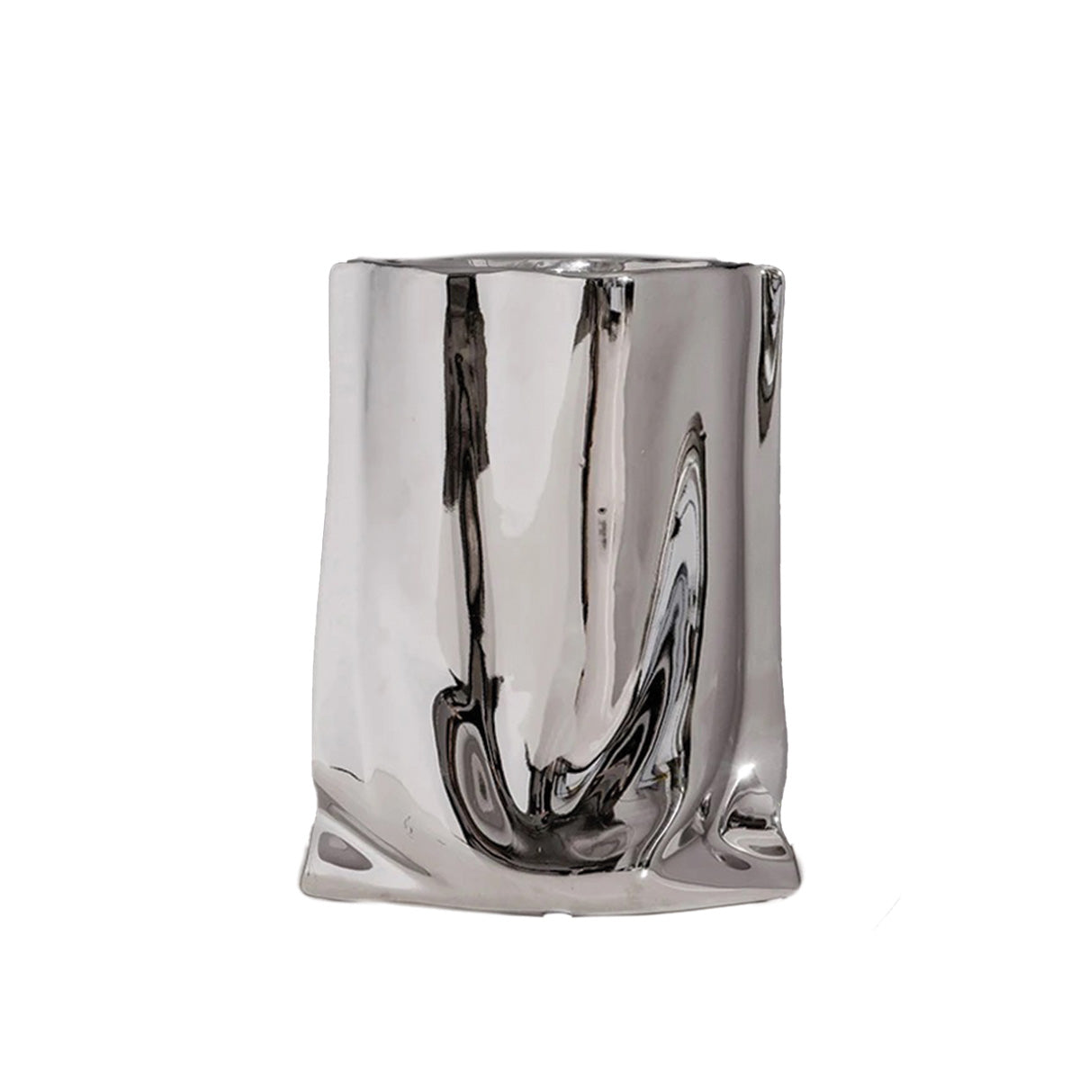 CurvaVase Moderne Skulpturale Vase – Stilvolles Gekräuseltes Design für Elegante Einrichtung
