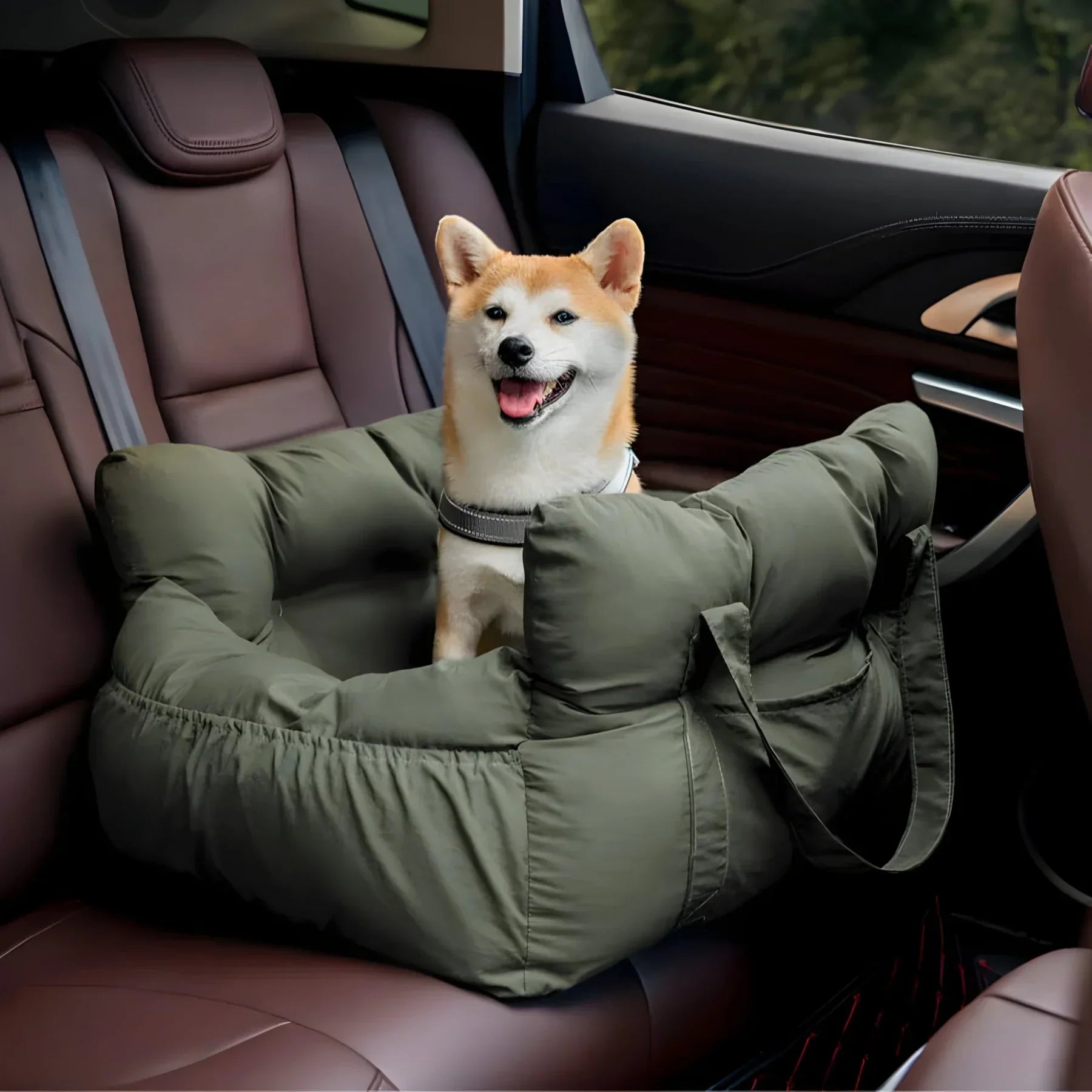 PawHaven CozyCar weiche und sichere Hundekurv