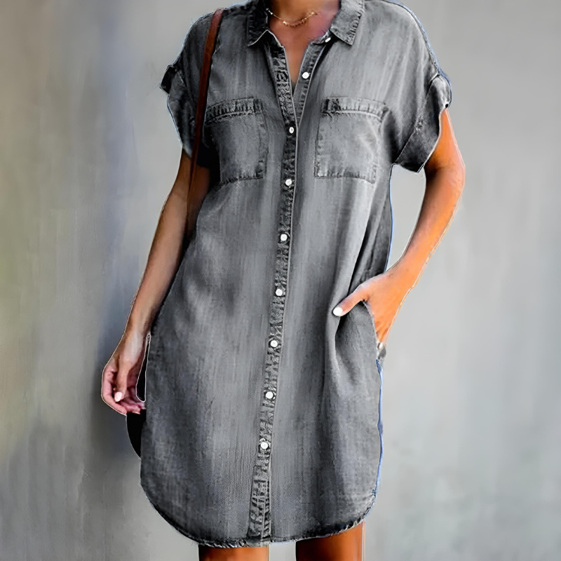 Ava Denim-Kleid