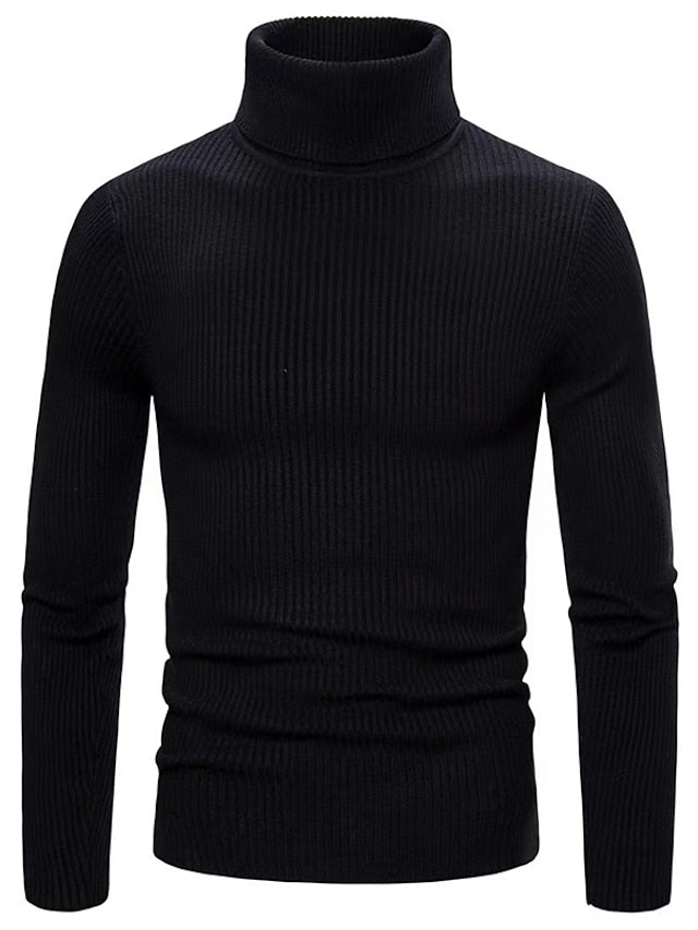 Jonas - Warmer langärmliger Pullover mit Rollkragen