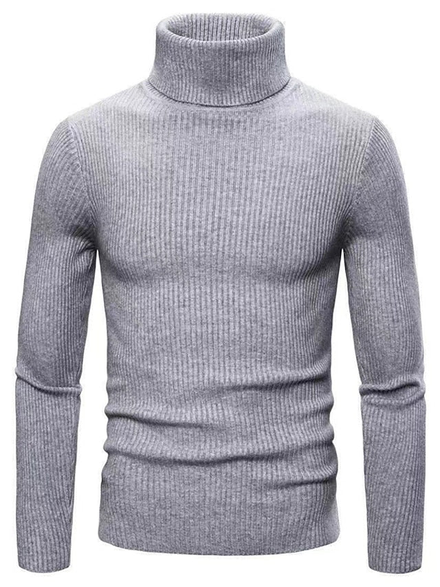 Jonas - Warmer langärmliger Pullover mit Rollkragen