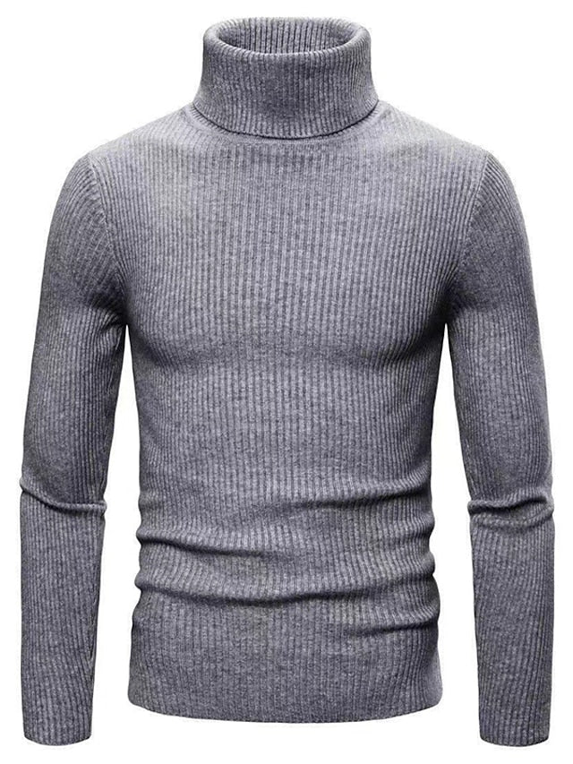 Jonas - Warmer langärmliger Pullover mit Rollkragen