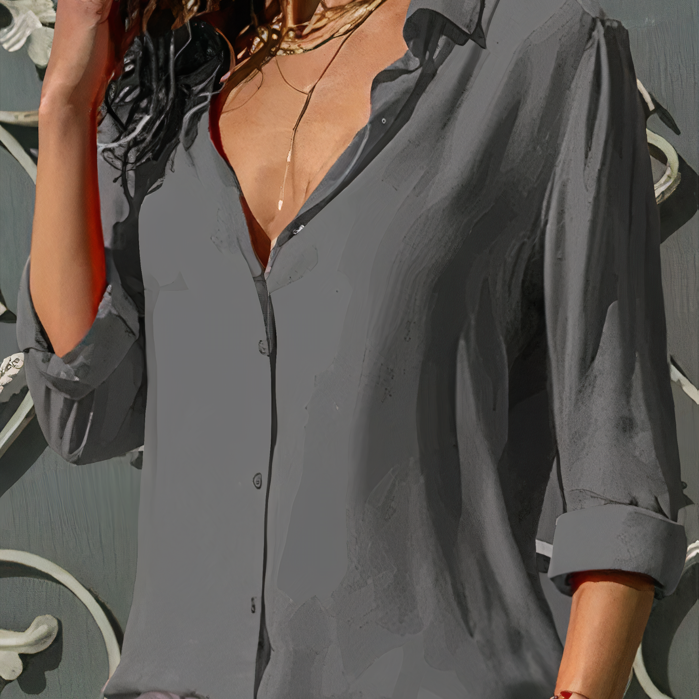 Charlotte Elegante Chiffonbluse