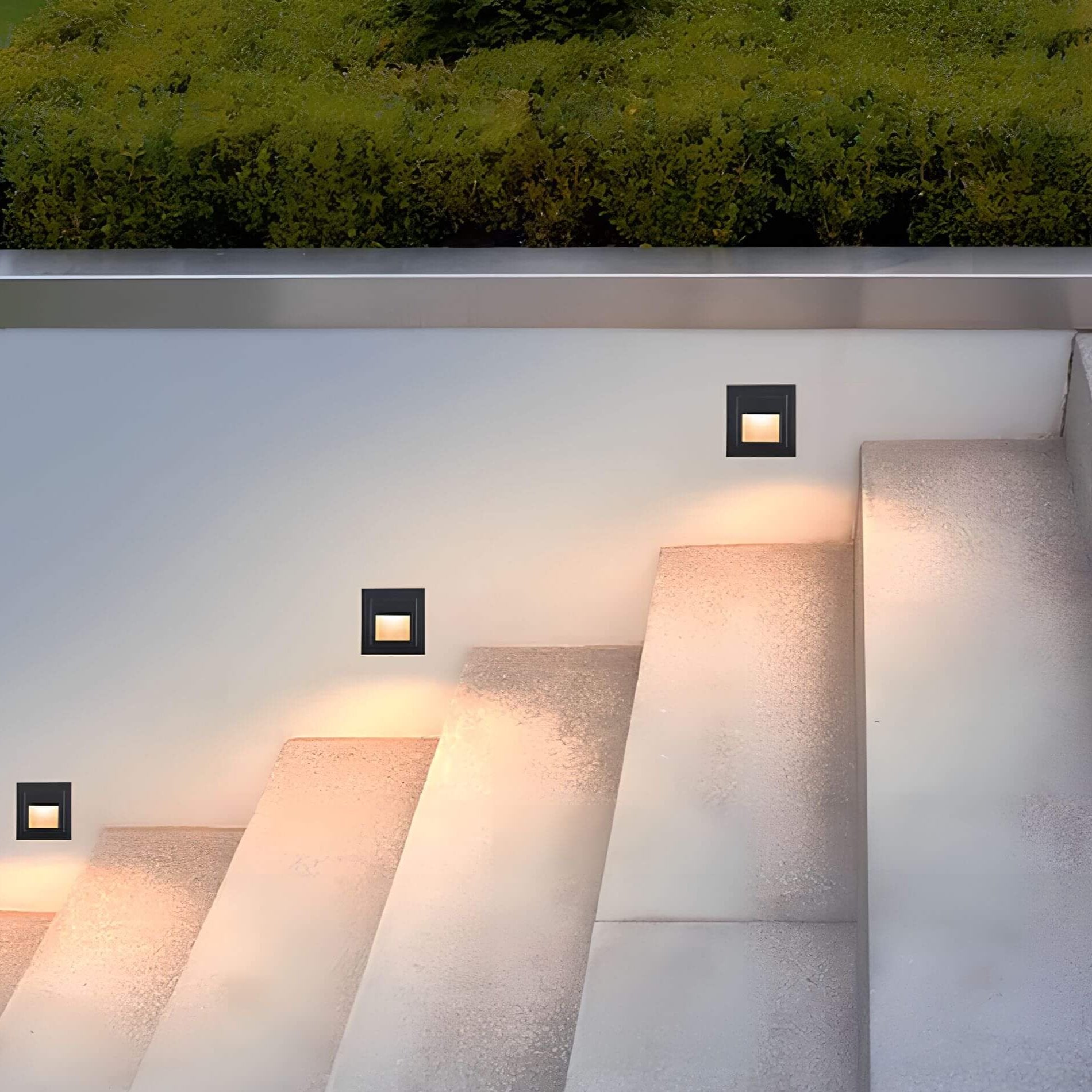 LumiStep – Rechteckige eingelassene Wand- und Treppenbeleuchtung