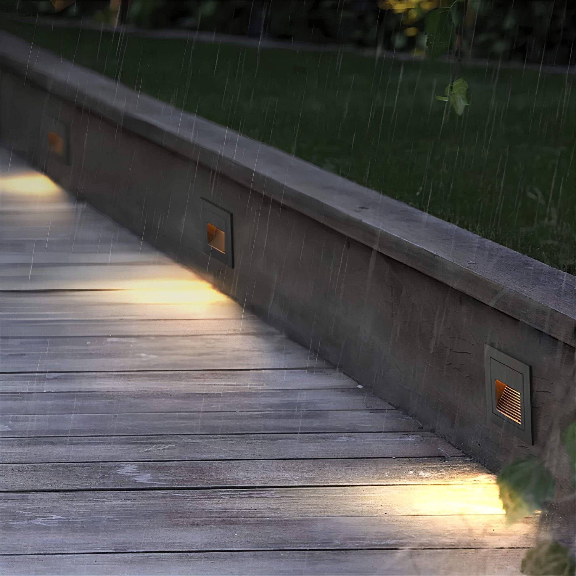 LumiStep – Rechteckige eingelassene Wand- und Treppenbeleuchtung