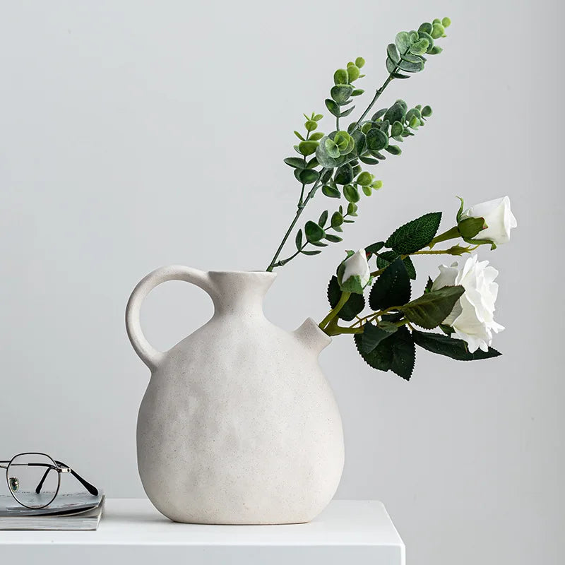 GlossyCharm - Texturiert keramische Vase