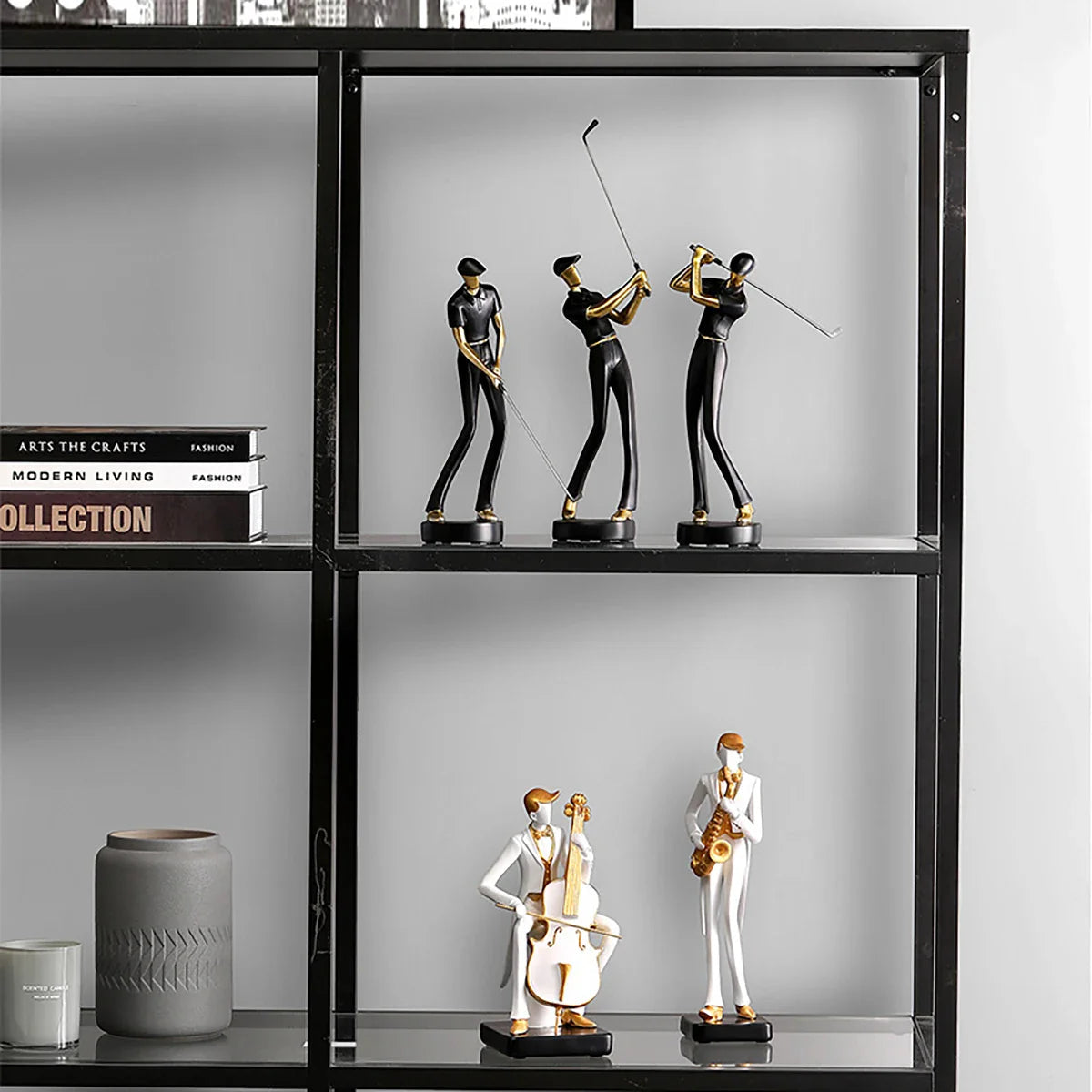 TeeStance - Elegante Golfpose Skulptur