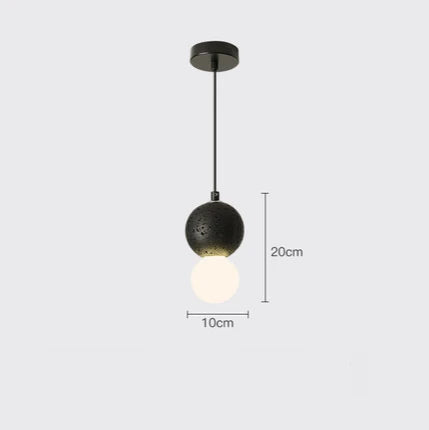 LumiOrb – Minimalistische Pendelleuchte mit Glasschirm