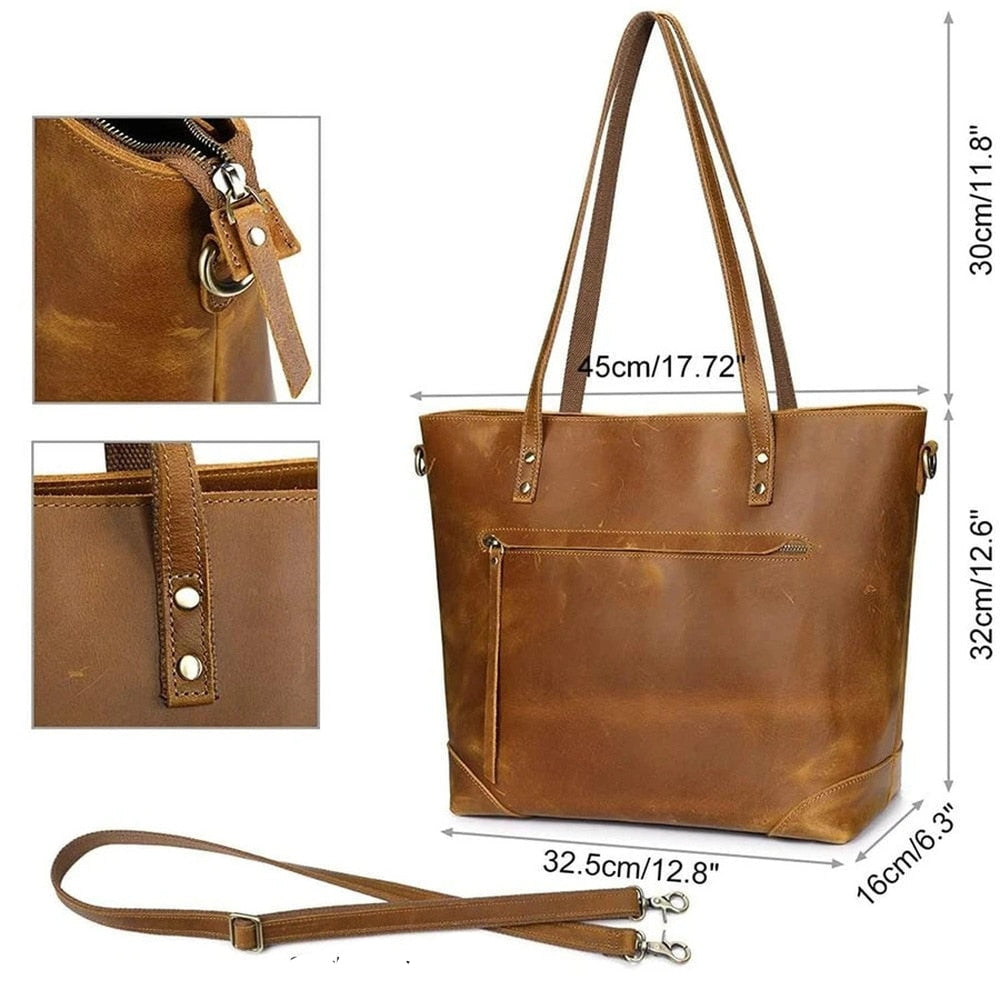 Jessica - Zeitlose Vintage-Schultertasche