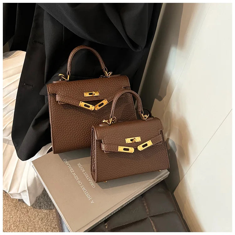 Rikke - Lychee-Muster Crossbody-Tasche