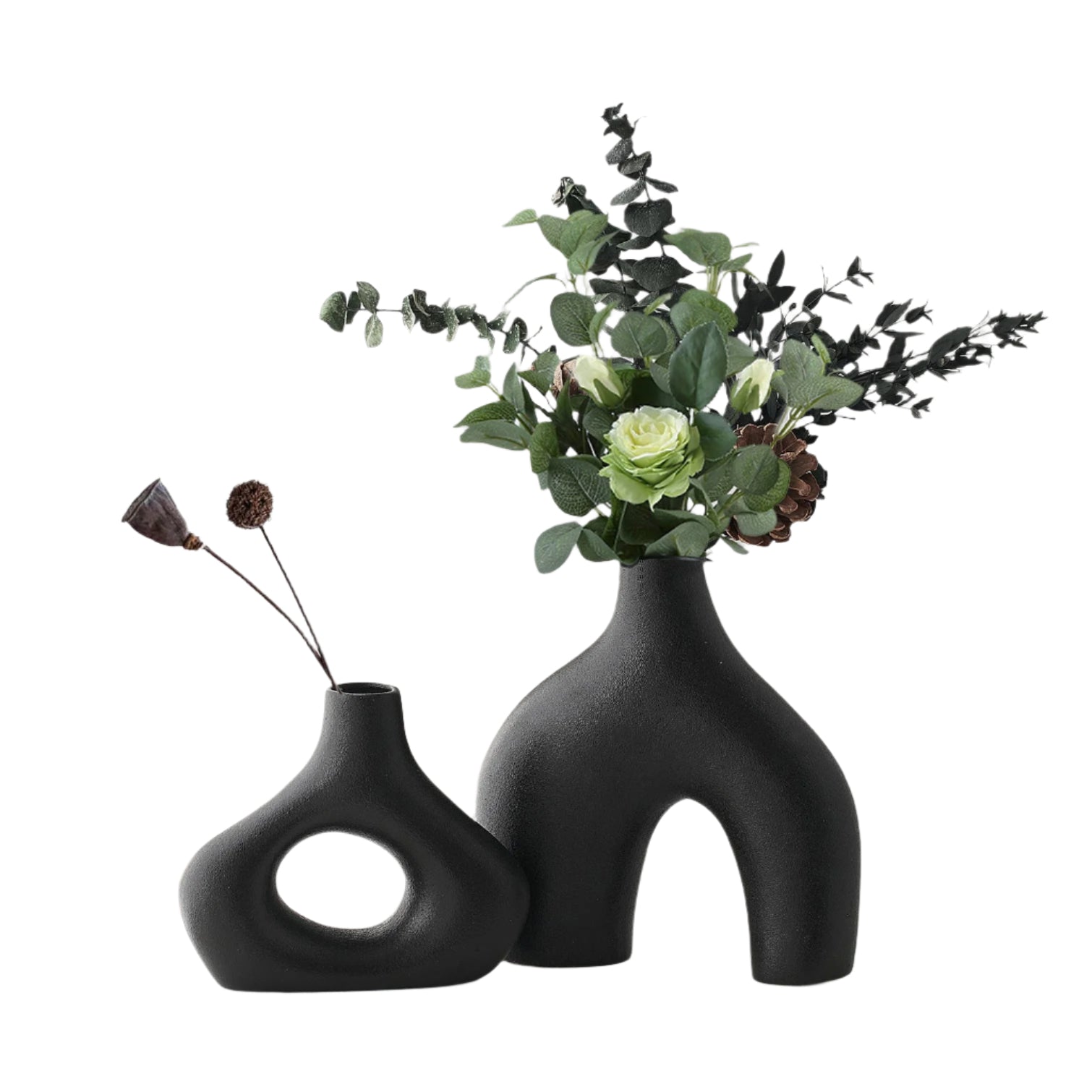 Orbiform Keramikvase – Modernes minimalistisches rundes Design