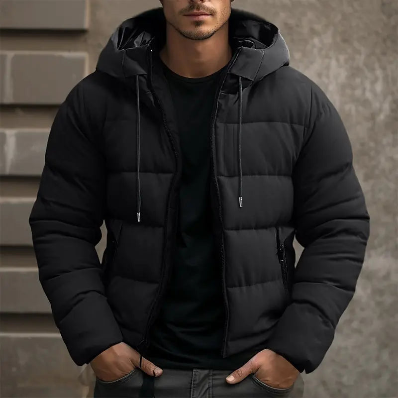 Rex moderne Pufferjacke mit Kapuze