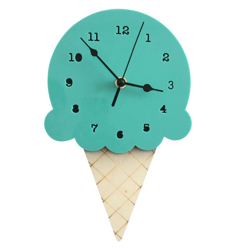 FrostTime Isformet Wanduhr – Lustiges und Verspielt Design für Kreative Räume