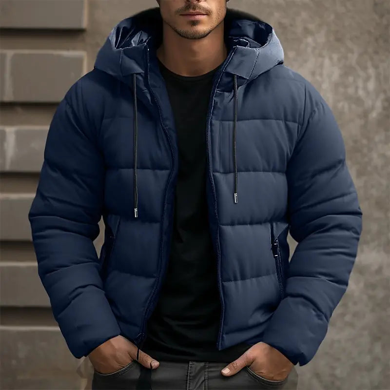 Rex moderne Pufferjacke mit Kapuze