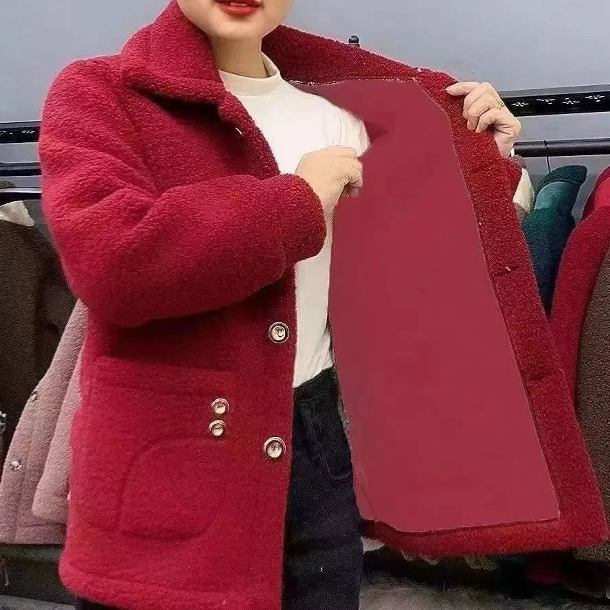 Astrid Fleece Wintermantel für Damen