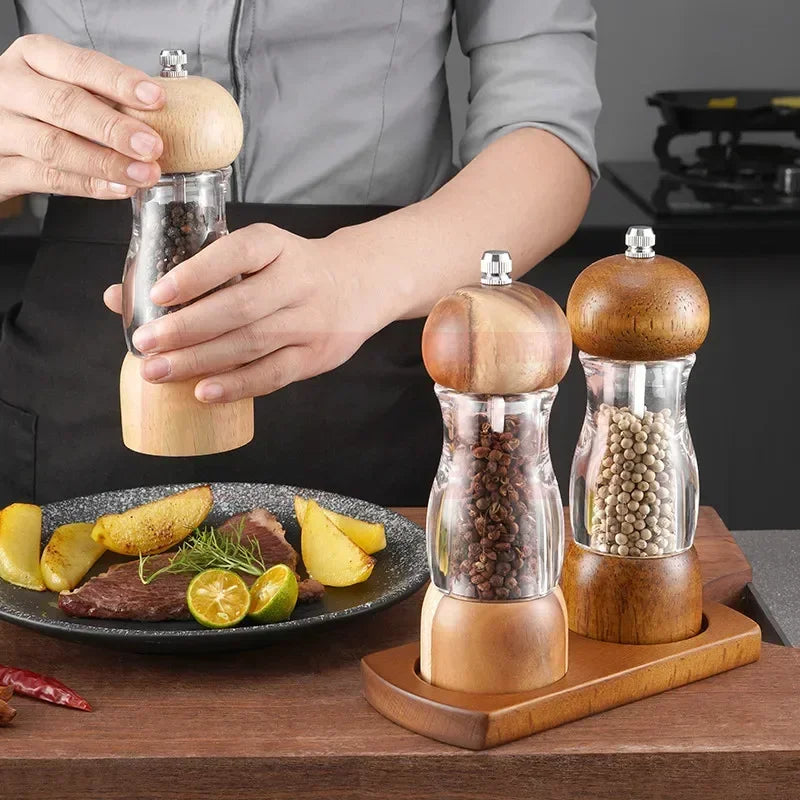 SpiceCraft Handbetriebene Pfeffer- und Salzmahlmaschine