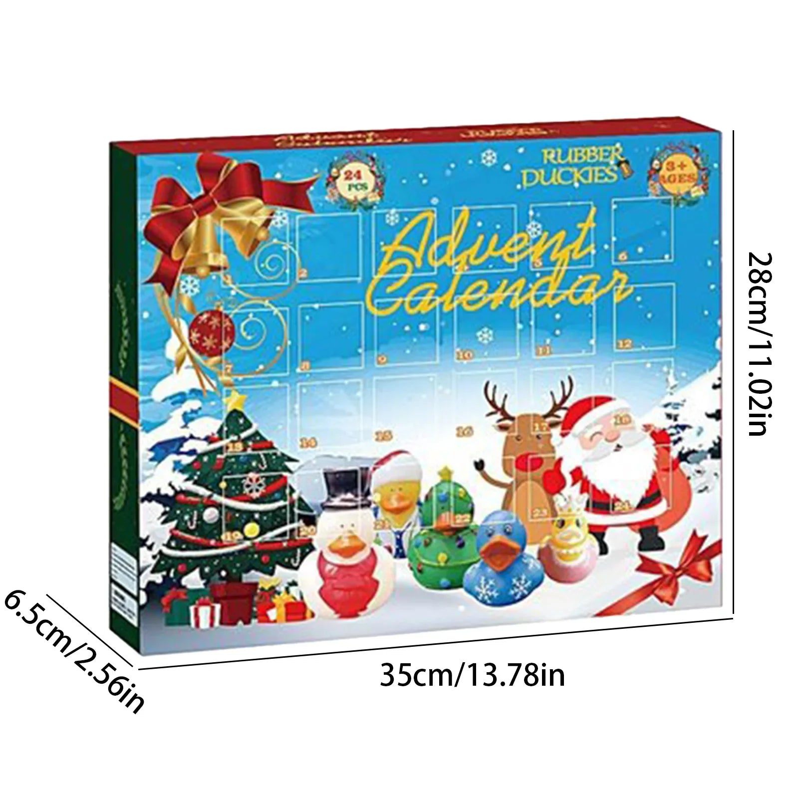 Julenedtælling Gummiand-Adventskalender