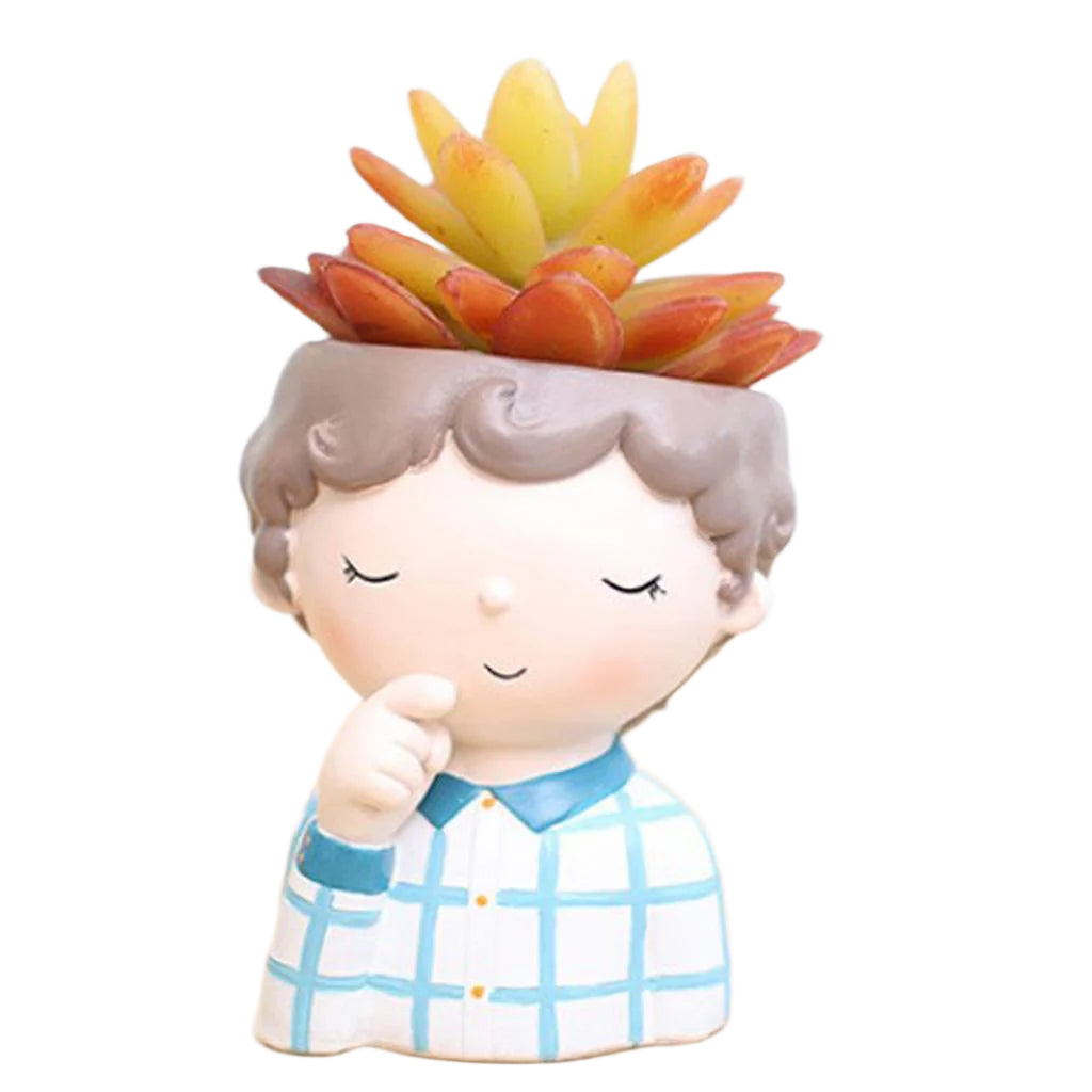 Modelle Sukkulenten-Topf mit Doppelverwendung