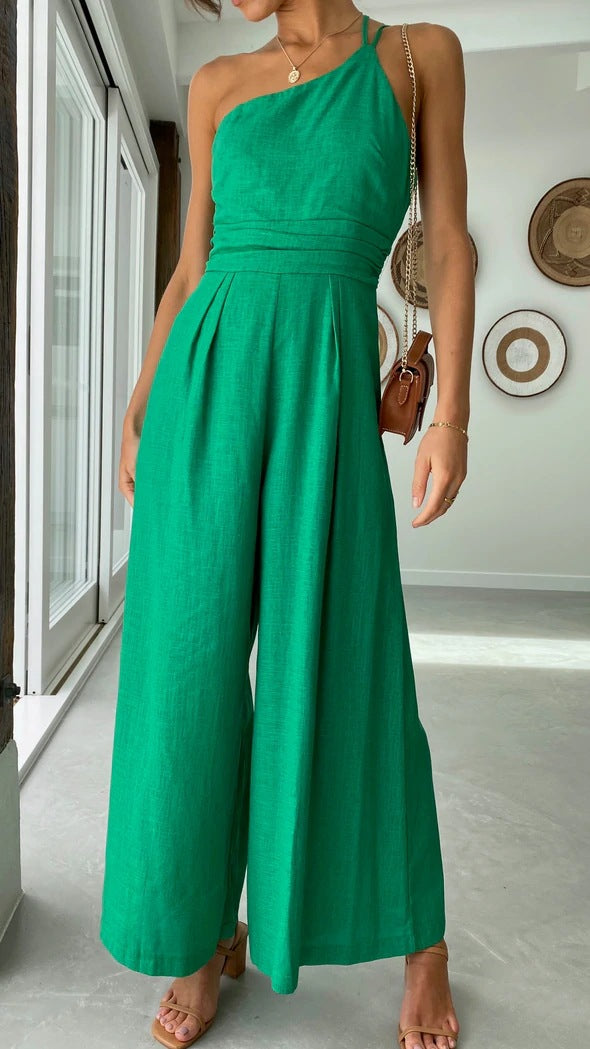 Maelis Ein-Schulter Weiter Ben Jumpsuit