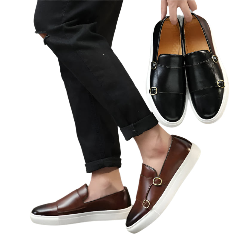 Buckleon - Sofistikierte Slipper mit Schnalle
