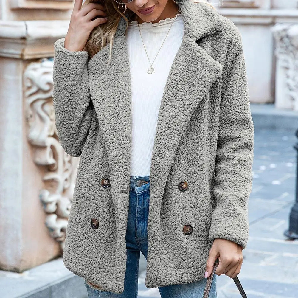 Langärmelige Fleece-Jacke Mira