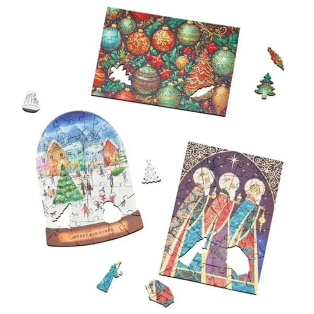 24-tägiger Weihnachts-Puzzle-Adventskalender