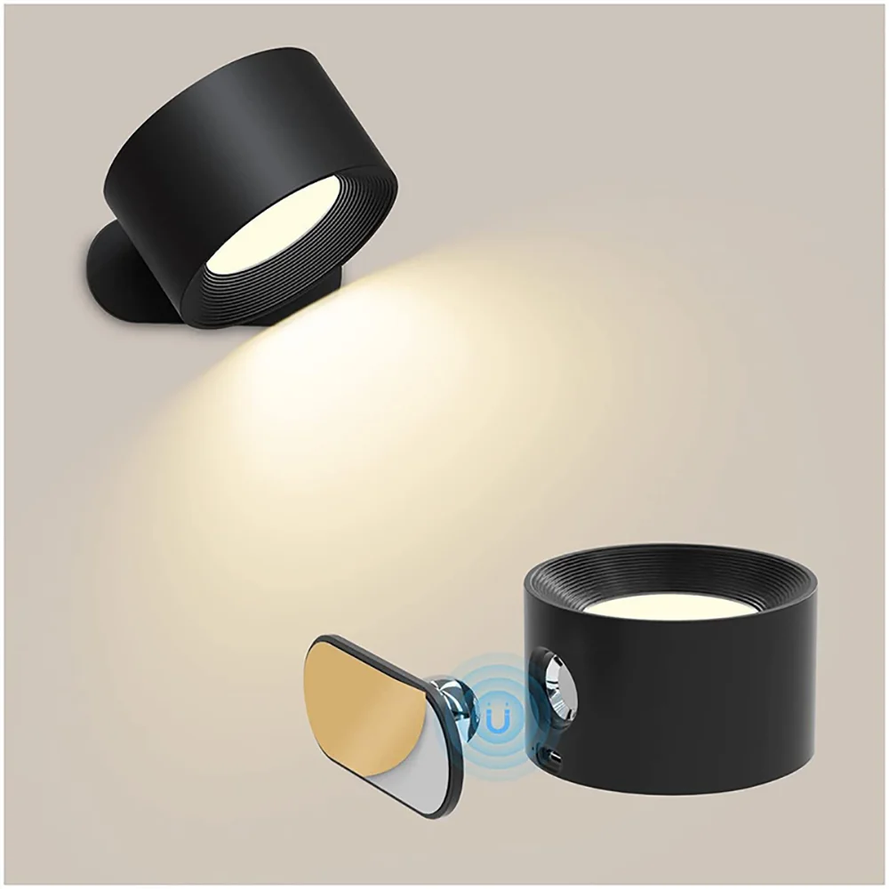 LumeGlow - Moderne Wandlampe mit einstellbarer Farb- und Helligkeitskontrolle