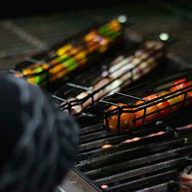 GrillMaster - Premium Grillkurvenset für Gemüse und Fleisch