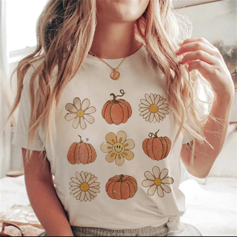 Zusätzliches Herbst-Halloween-T-Shirt