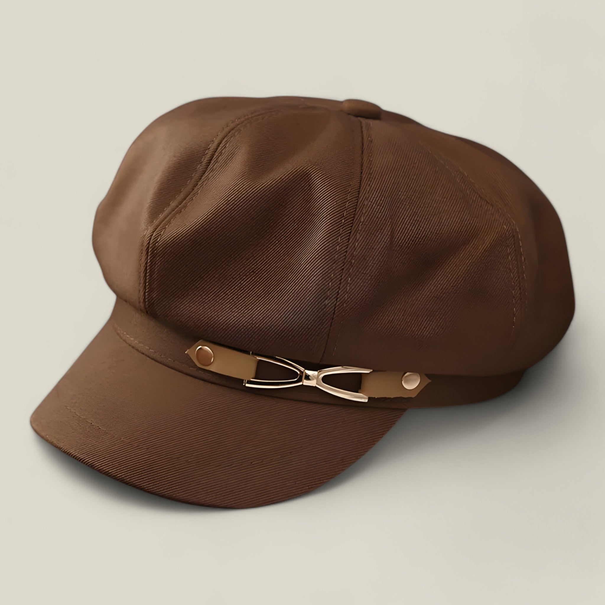 Claire stilvolle fette achteckige Baret