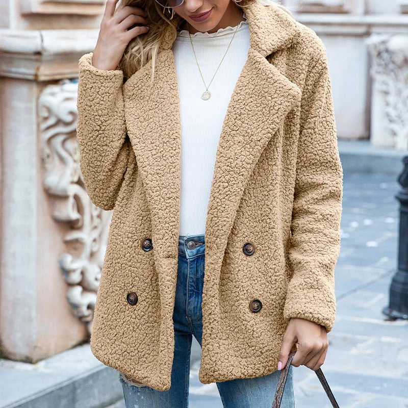 Langärmelige Fleece-Jacke Mira