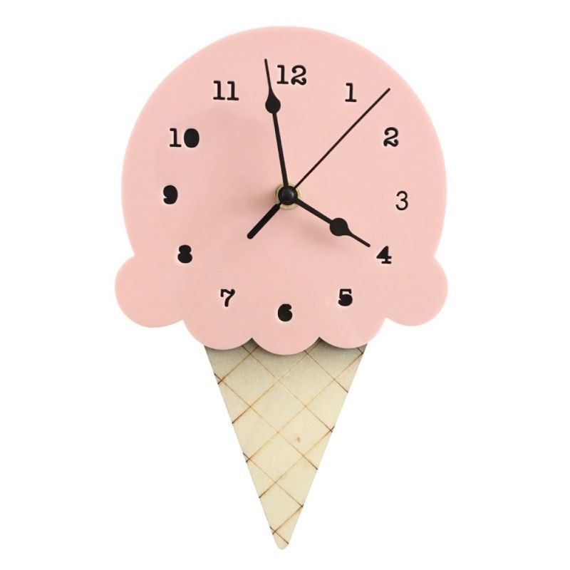 FrostTime Isformet Wanduhr – Lustiges und Verspielt Design für Kreative Räume