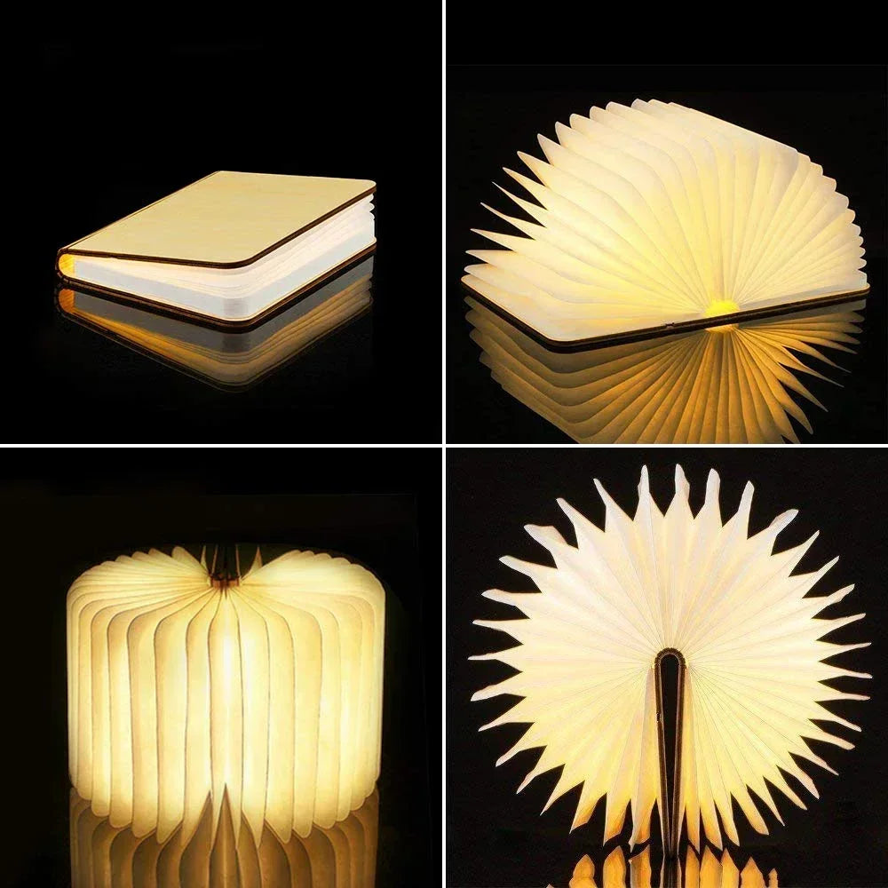 LumiFold elegante faltbare Buchlampe