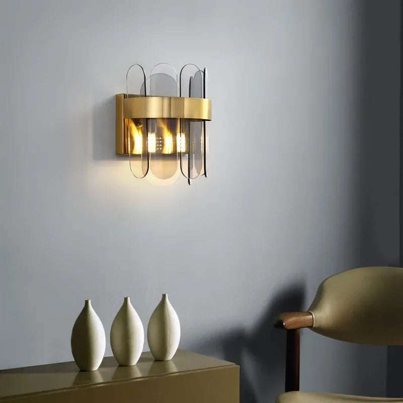 CrystalGlow Elegante Kristall Wandleuchte – Zeitloser Glanz und Exklusive Beleuchtung