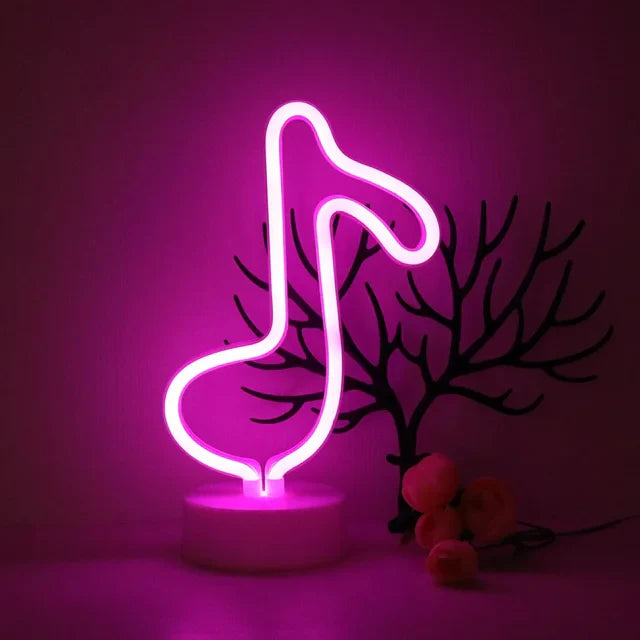 NeonGlow – Verspielt Set mit Neonlichtern