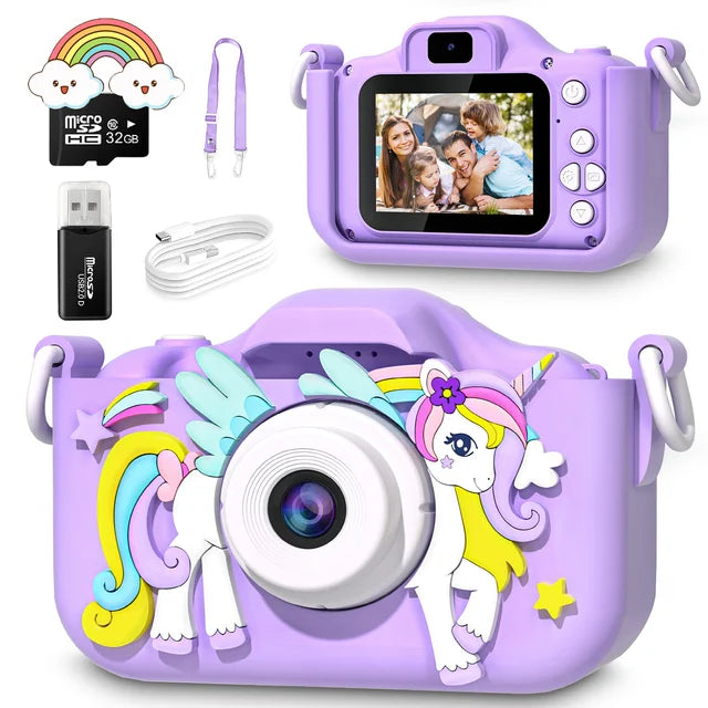 SparkleStarCam - 32GB SD-Karte, HD-Fotos und -Videos, wiederaufladbar, mit Zubehör