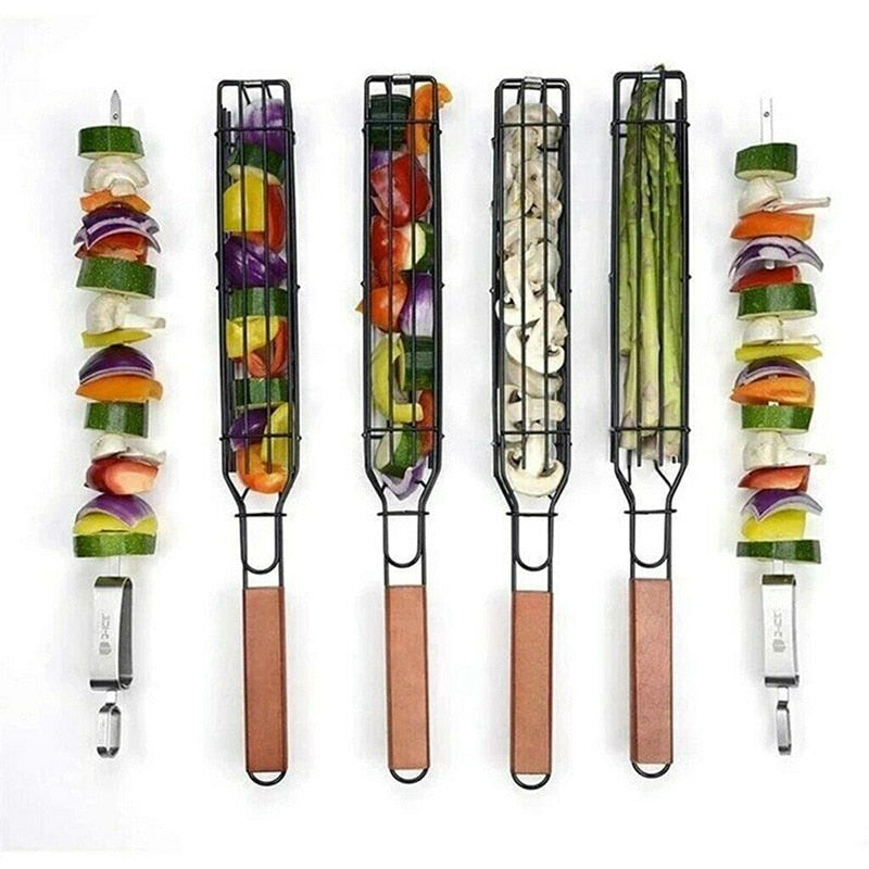 GrillMaster - Premium Grillkurvenset für Gemüse und Fleisch