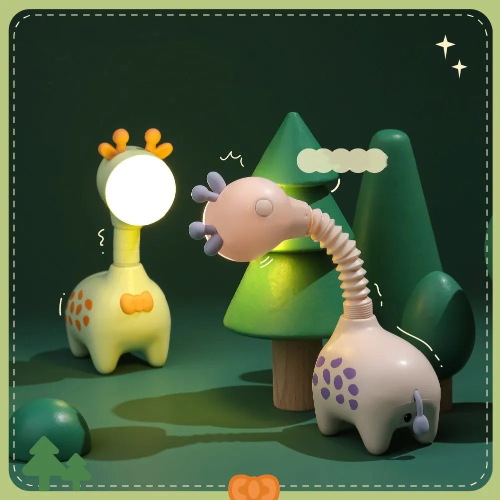 GiraLume - Girafformet Tischlampe mit flexiblem Hals