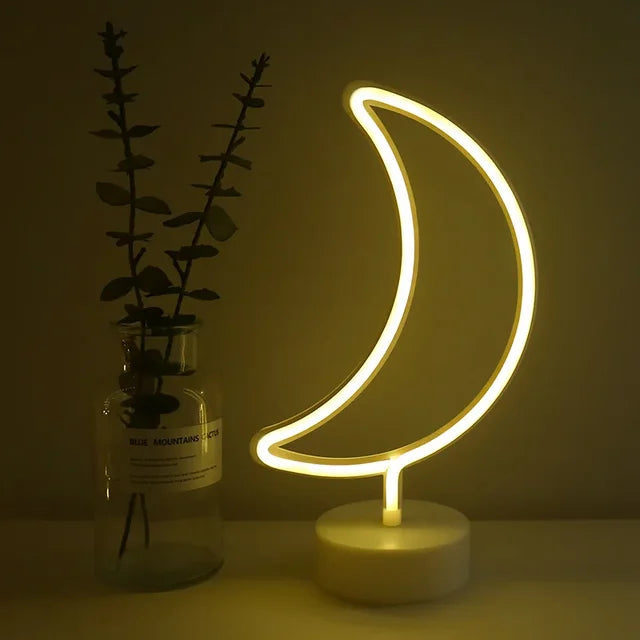 NeonGlow – Verspielt Set mit Neonlichtern