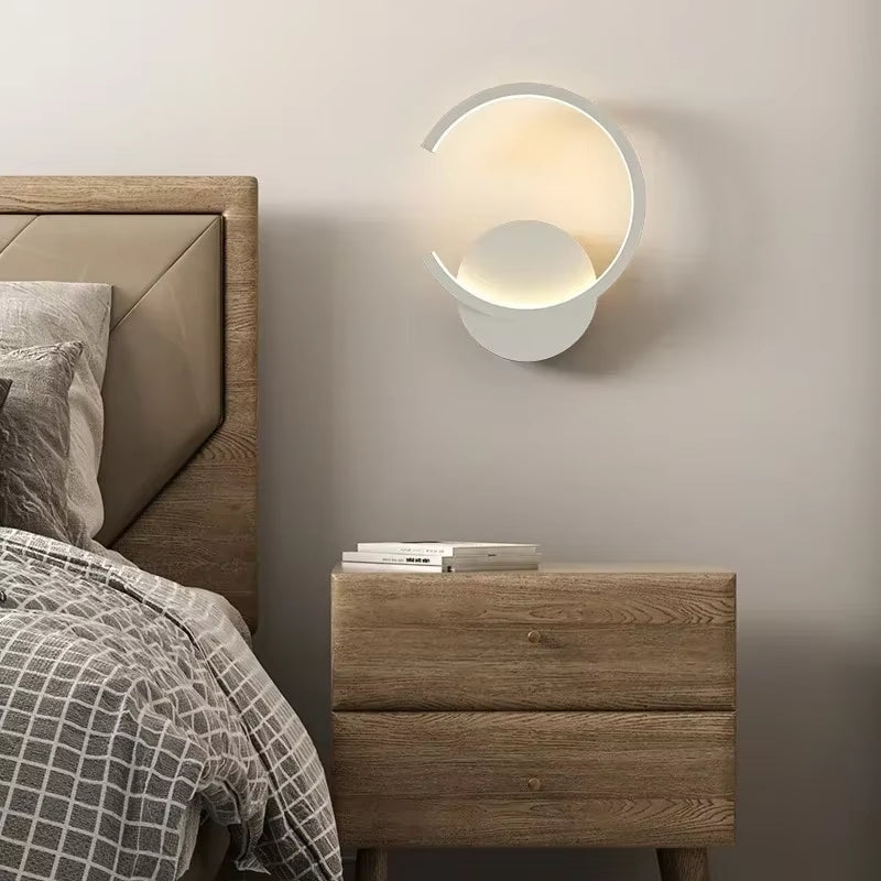 Runde LED-Wandleuchte