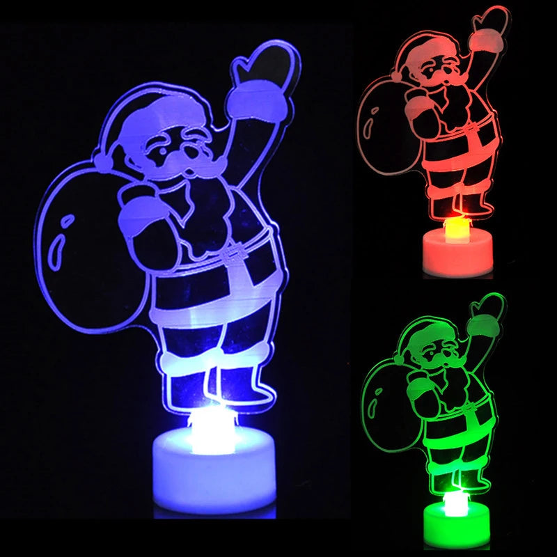 FrostyGlow - farbenfrohe LED-Schneemannlichter