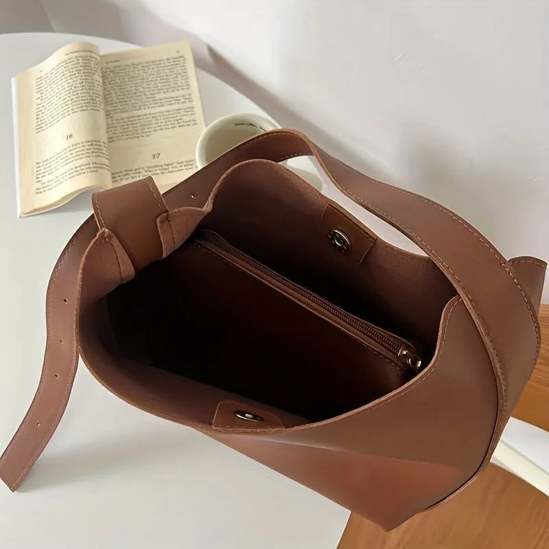 Savannah Luxus Leder Schultertasche - Zeitlose Eleganz für jeden Anlass
