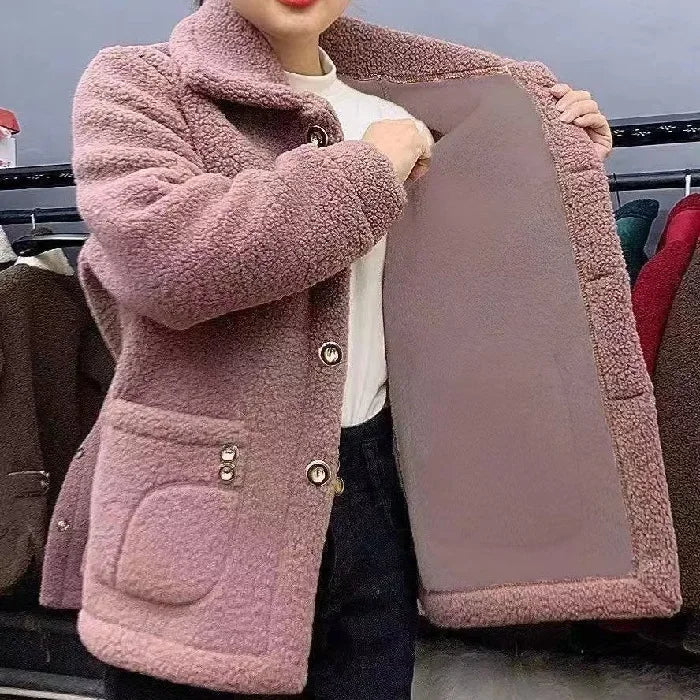 Astrid Fleece Wintermantel für Damen